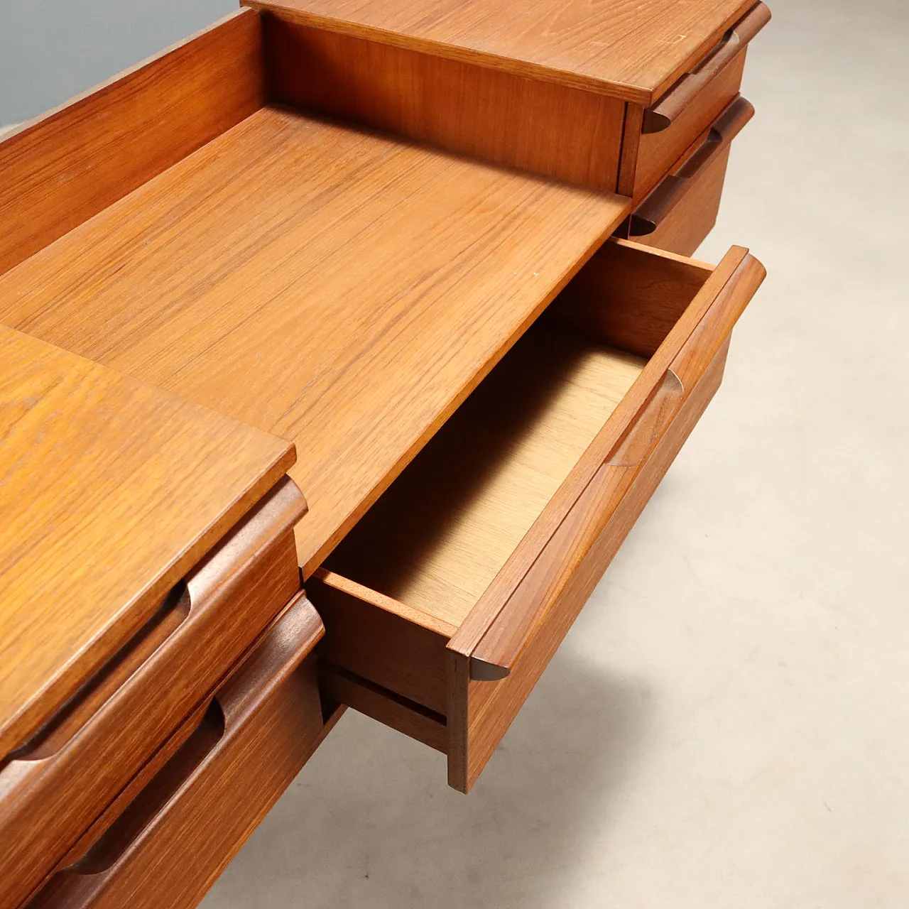 English cabinet with drawers, 1960s 6