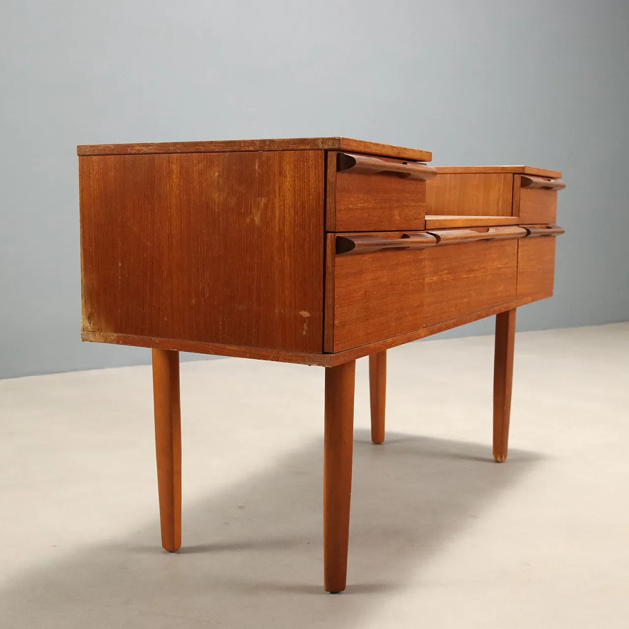 English cabinet with drawers, 1960s 8