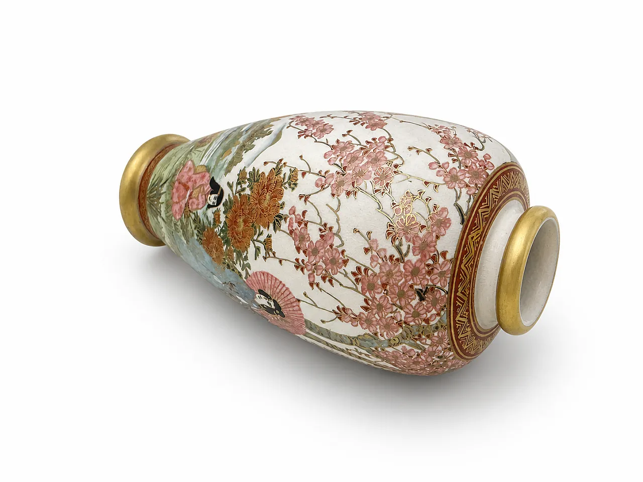 Japanese Satsuma vase, 20th century 4