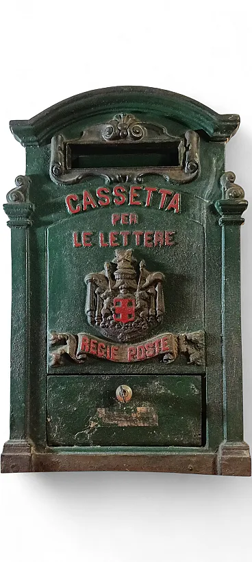 Cassetta delle lettere Regie Poste Italiane, anni '90