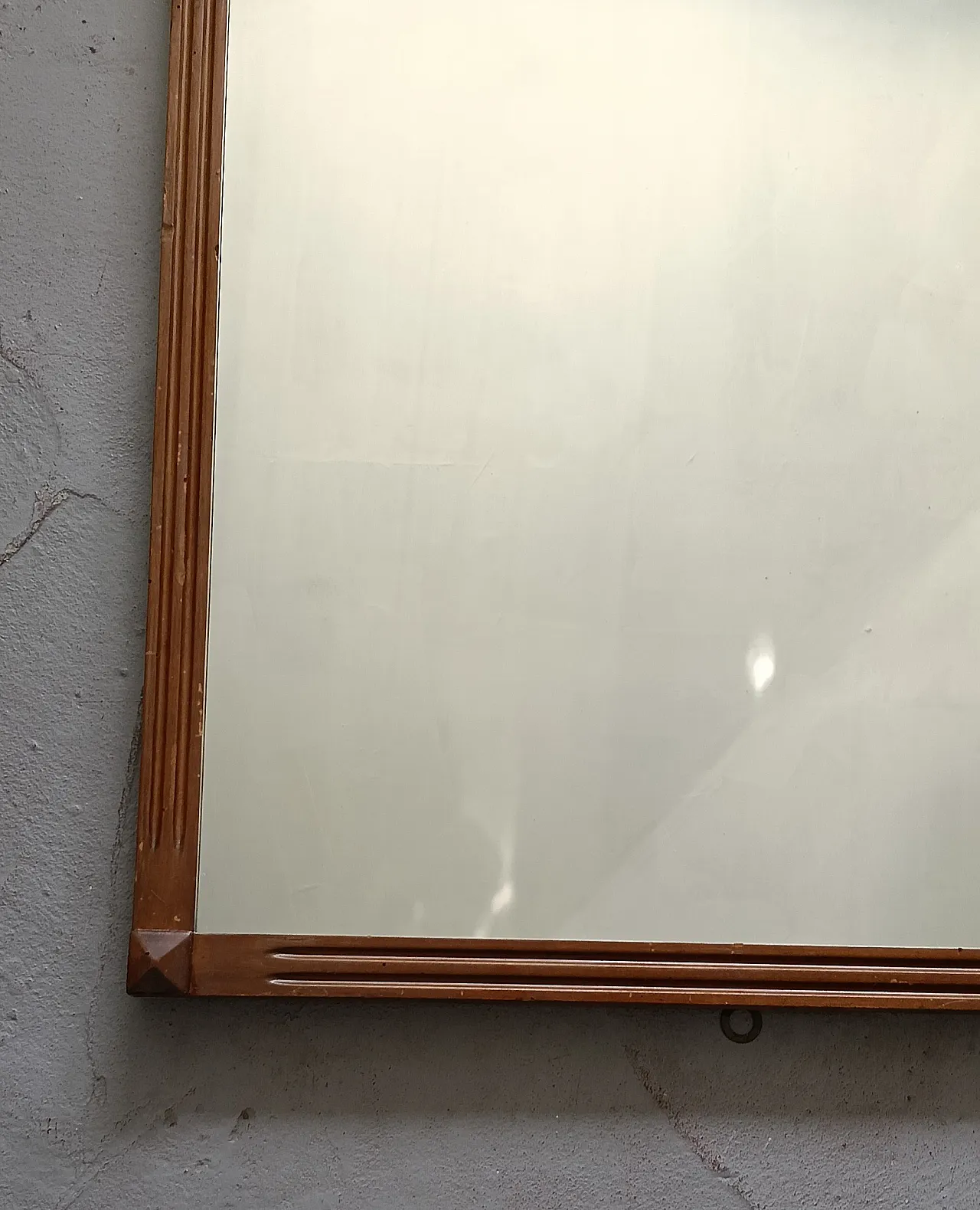 Specchio cornice in legno, anni '50 3