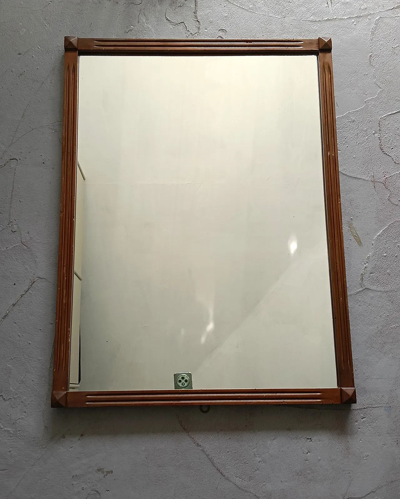 Specchio cornice in legno, anni '50 8