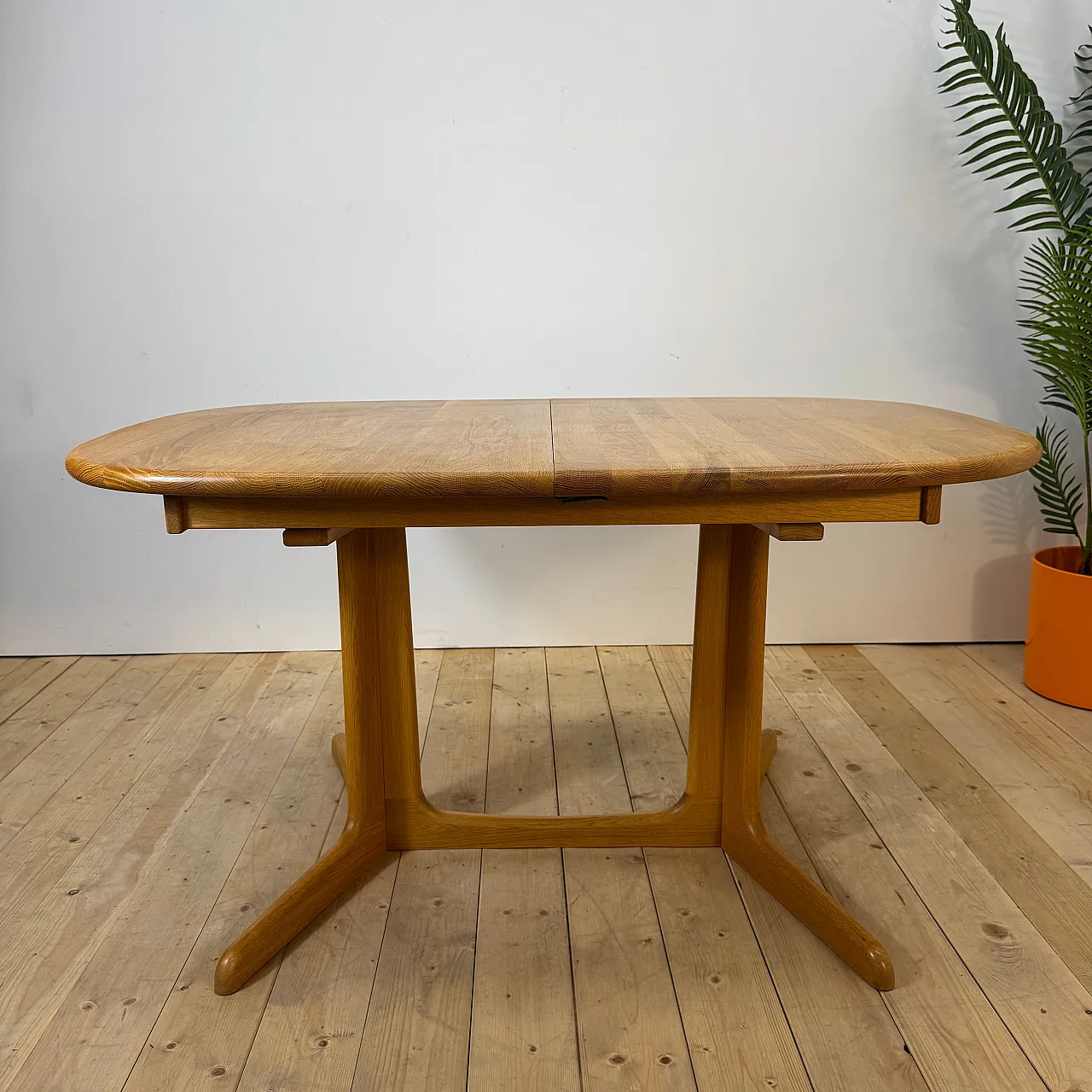 Tavolo da pranzo allungabile in teak, anni ’60 2