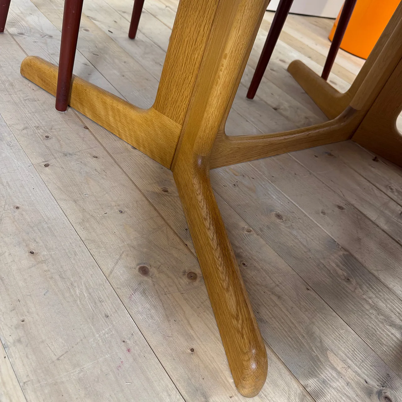 Tavolo da pranzo allungabile in teak, anni ’60 6