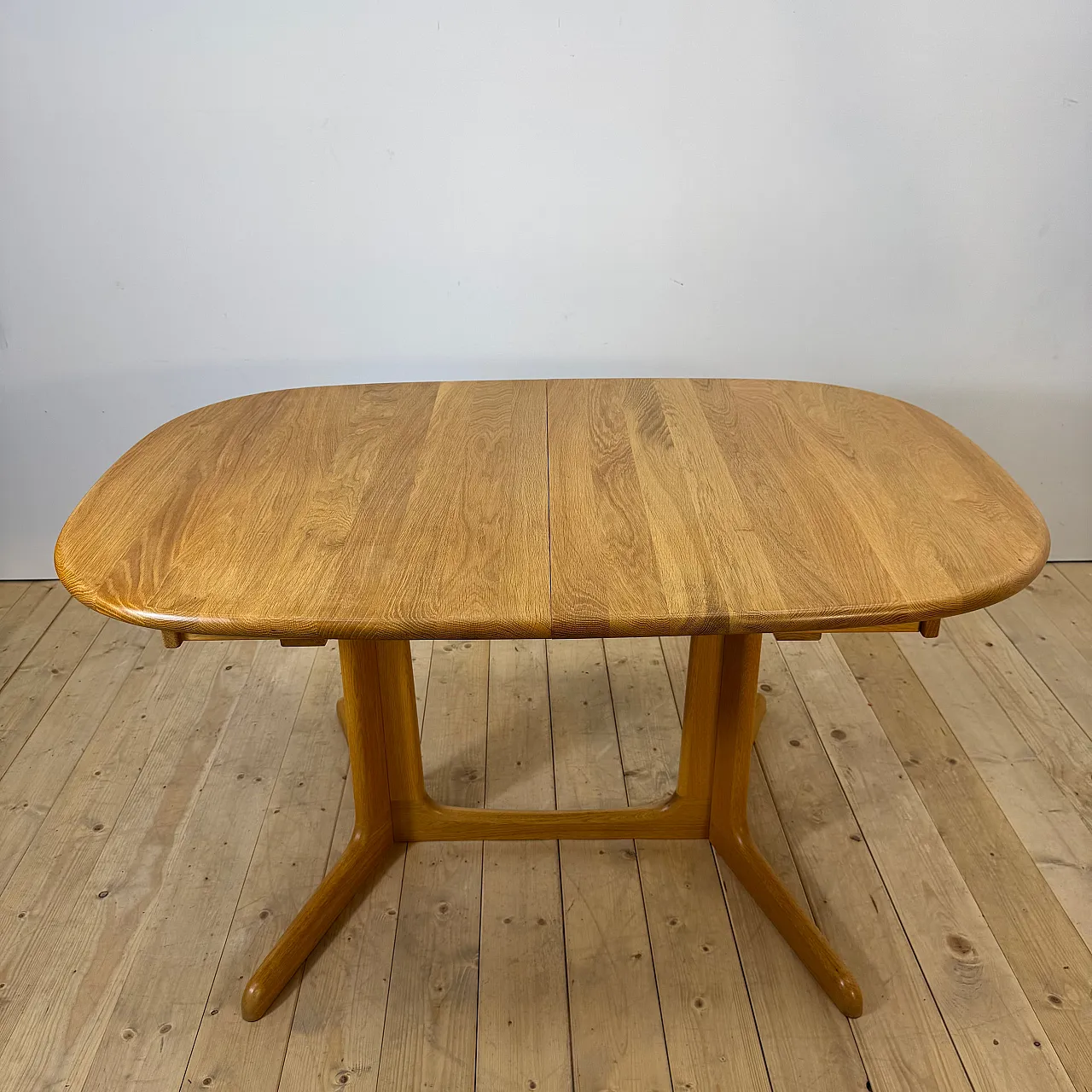 Tavolo da pranzo allungabile in teak, anni ’60 8