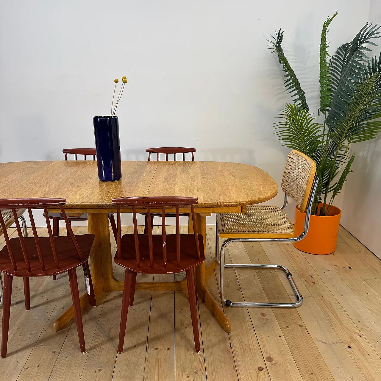 Tavolo da pranzo allungabile in teak, anni ’60 10