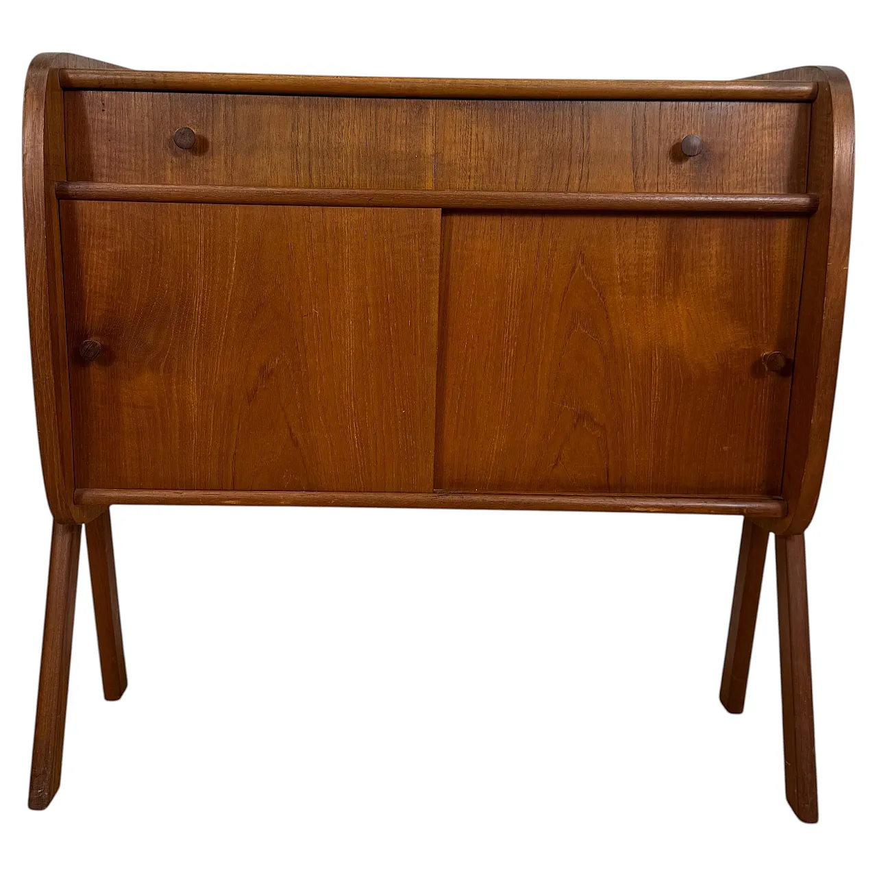 Credenza danese in teak, anni ’60 1