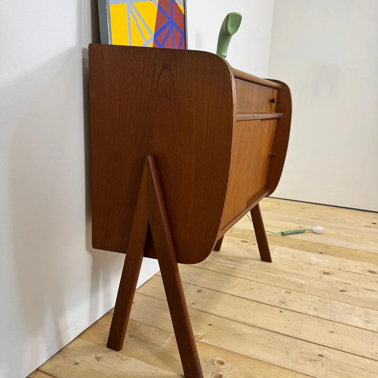 Credenza danese in teak, anni ’60 6