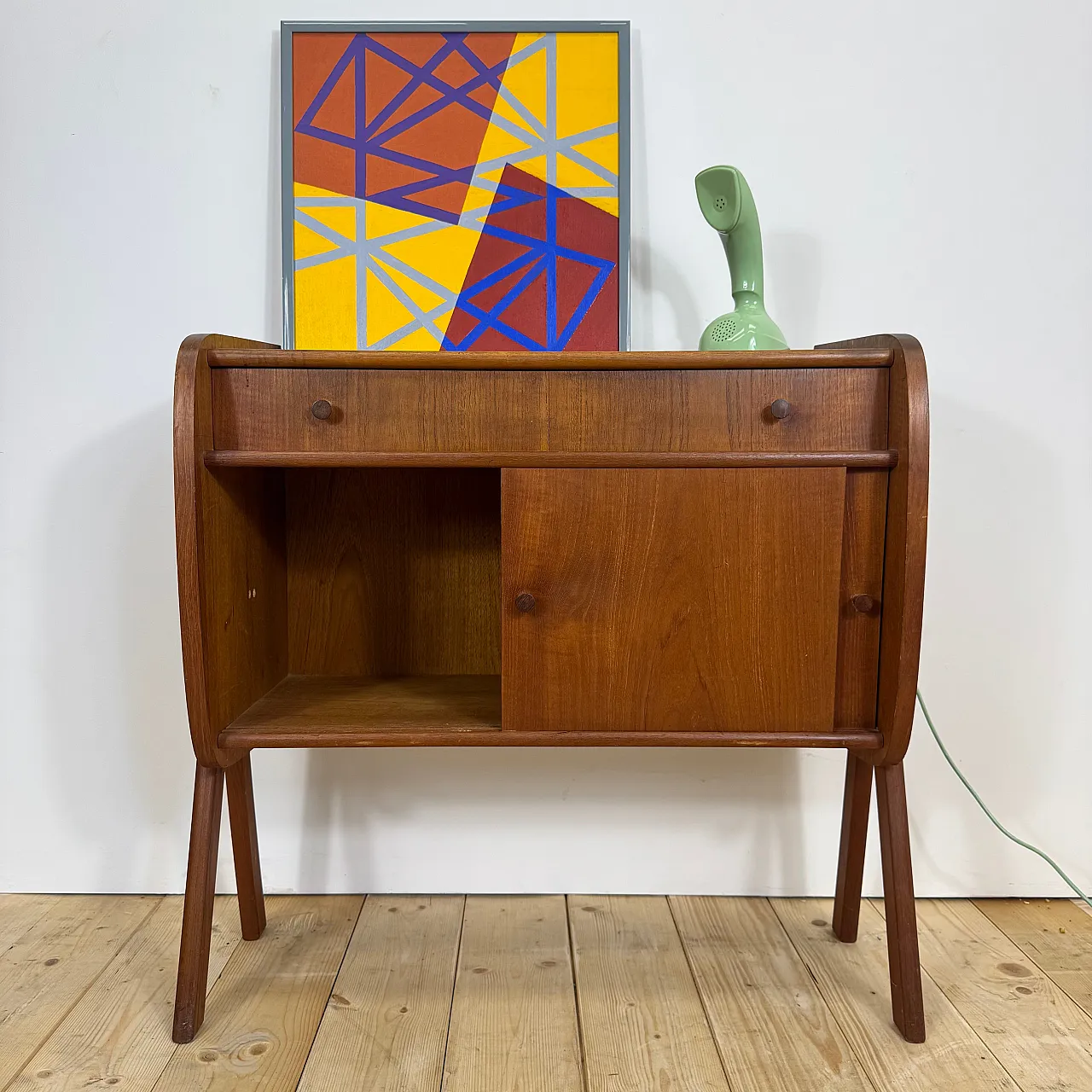 Credenza danese in teak, anni ’60 7