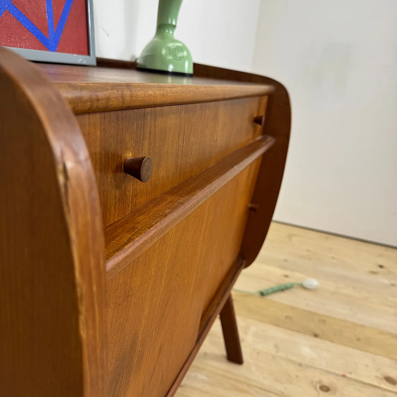 Credenza danese in teak, anni ’60 8