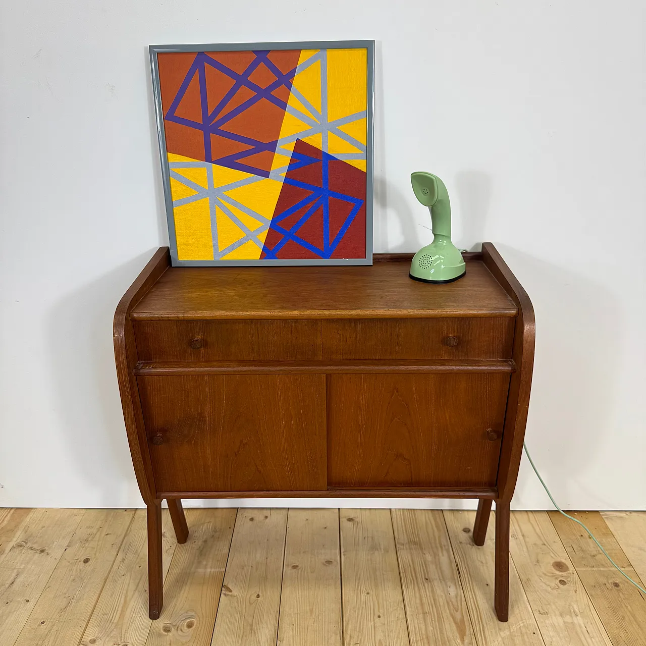 Credenza danese in teak, anni ’60 9