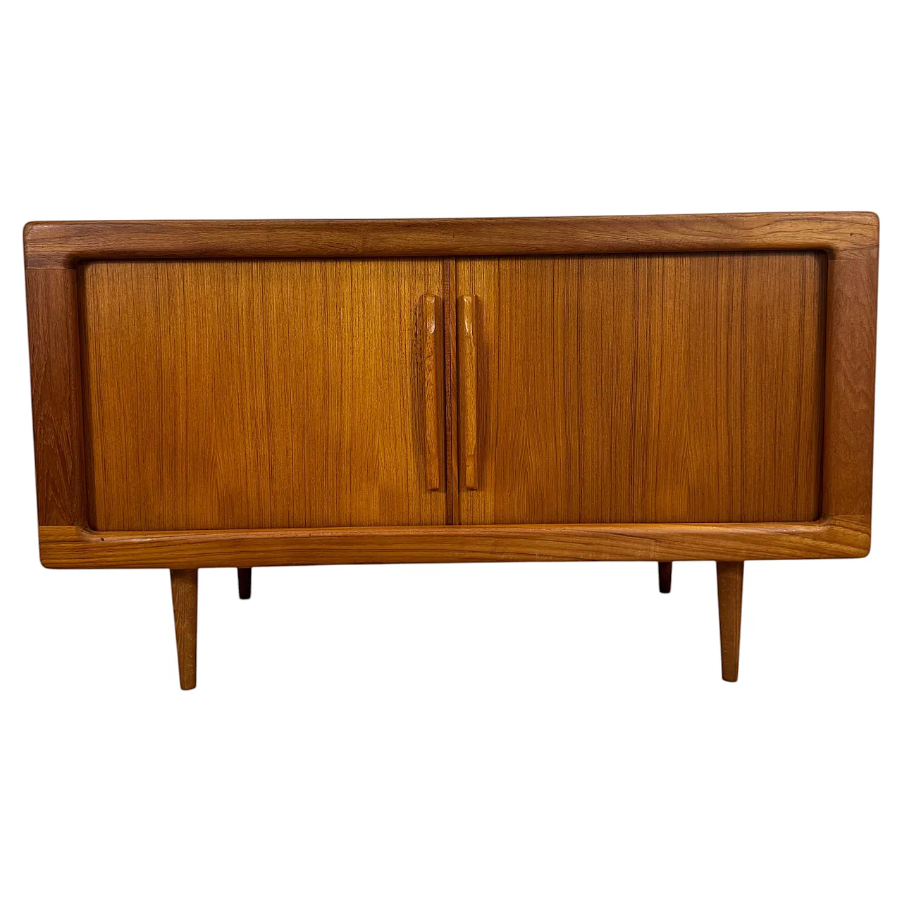Sideboard Dyrlund in teak con ante a scomparsa e cassetti, anni ’60 1