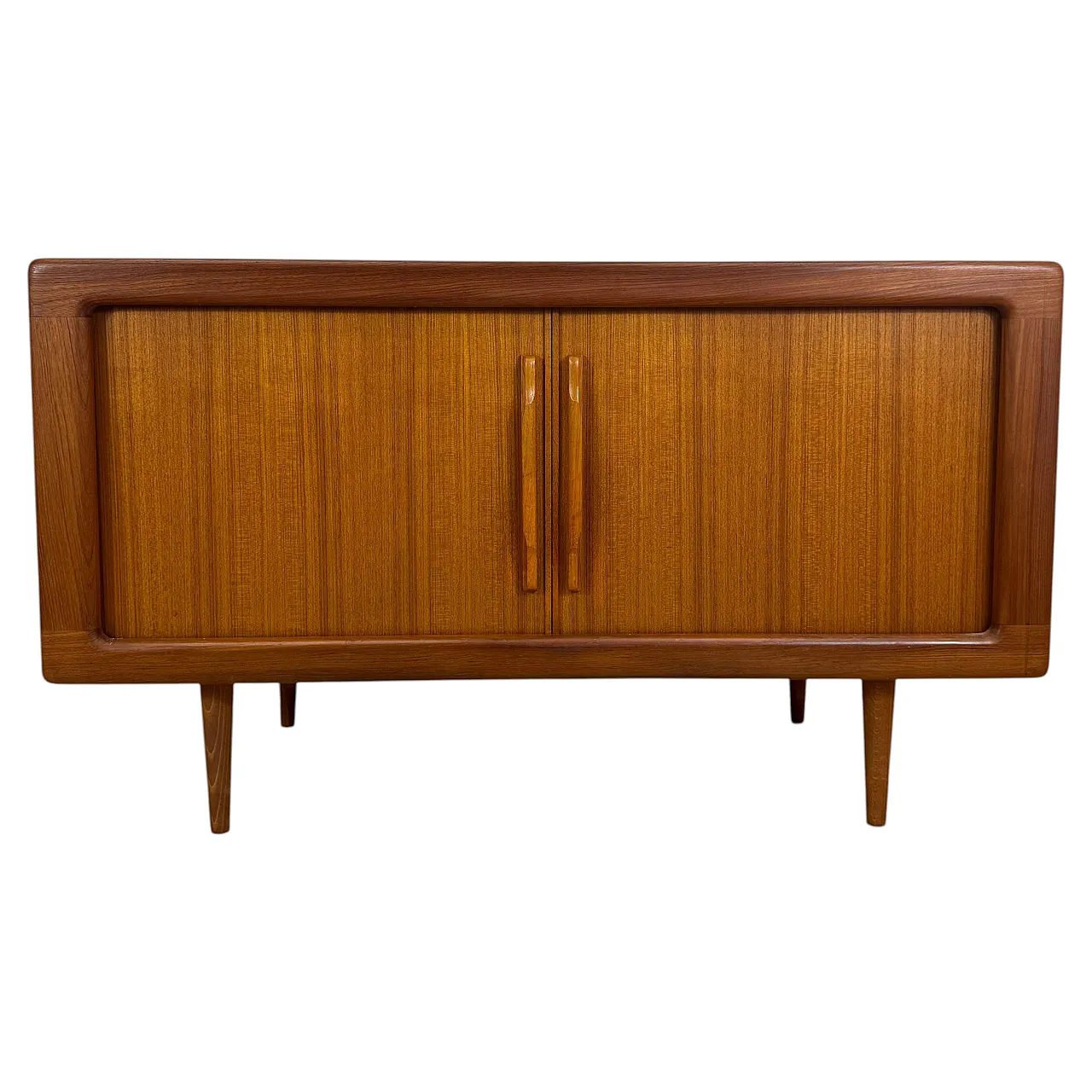 Sideboard Dyrlund in teak con ante a scomparsa, anni '60 1