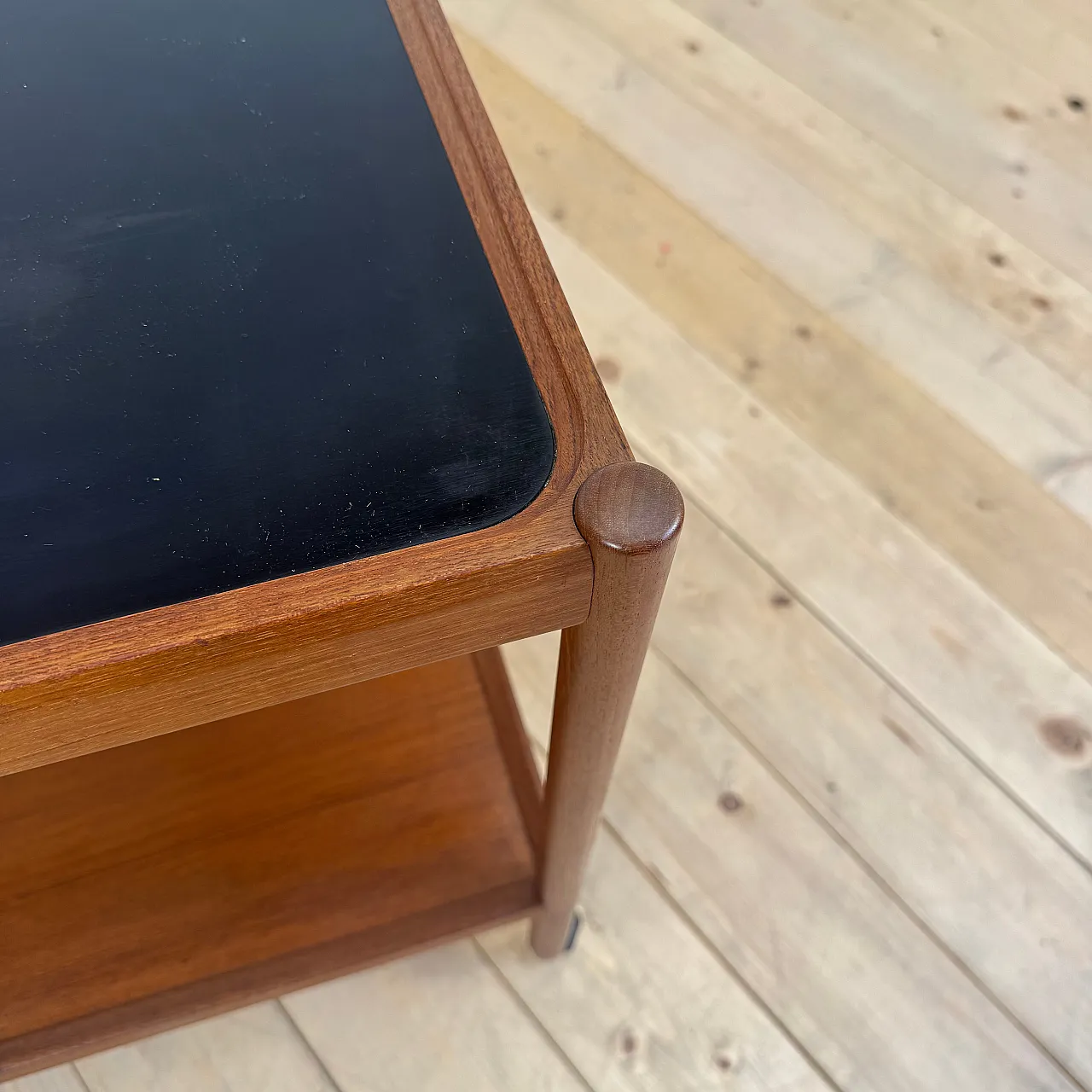 Bar trolley by Knud Andersen, made of teak, 1960s 2