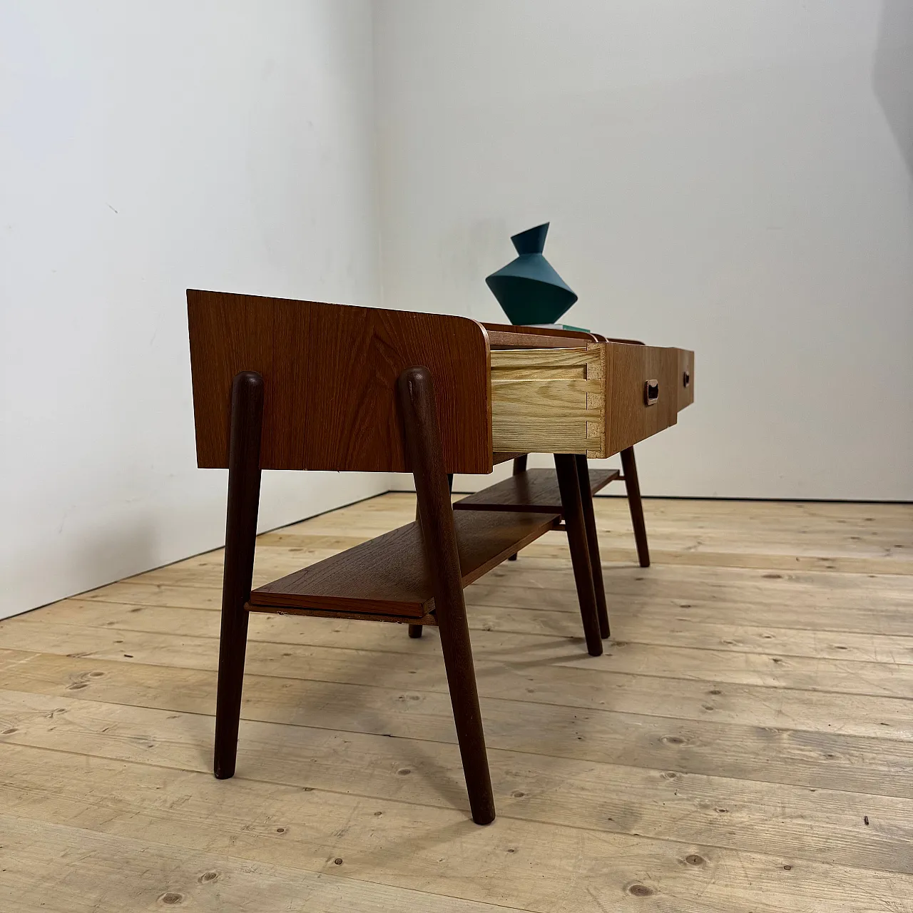 Pair of Danish teak nightstands, 1960s 7
