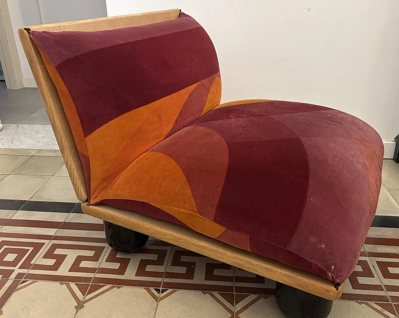 Pair of Blop Carlo Bartoli armchairs for Rossi di Albizzate, 1970s 3