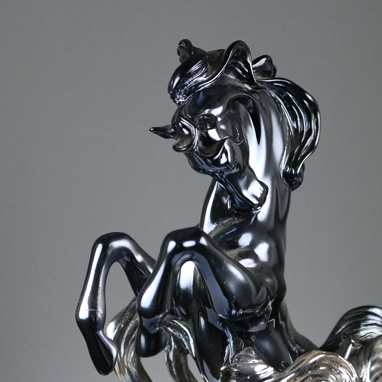 Composizione di Cavalli Lamina Argento Manifattura Ottaviani, '900 3