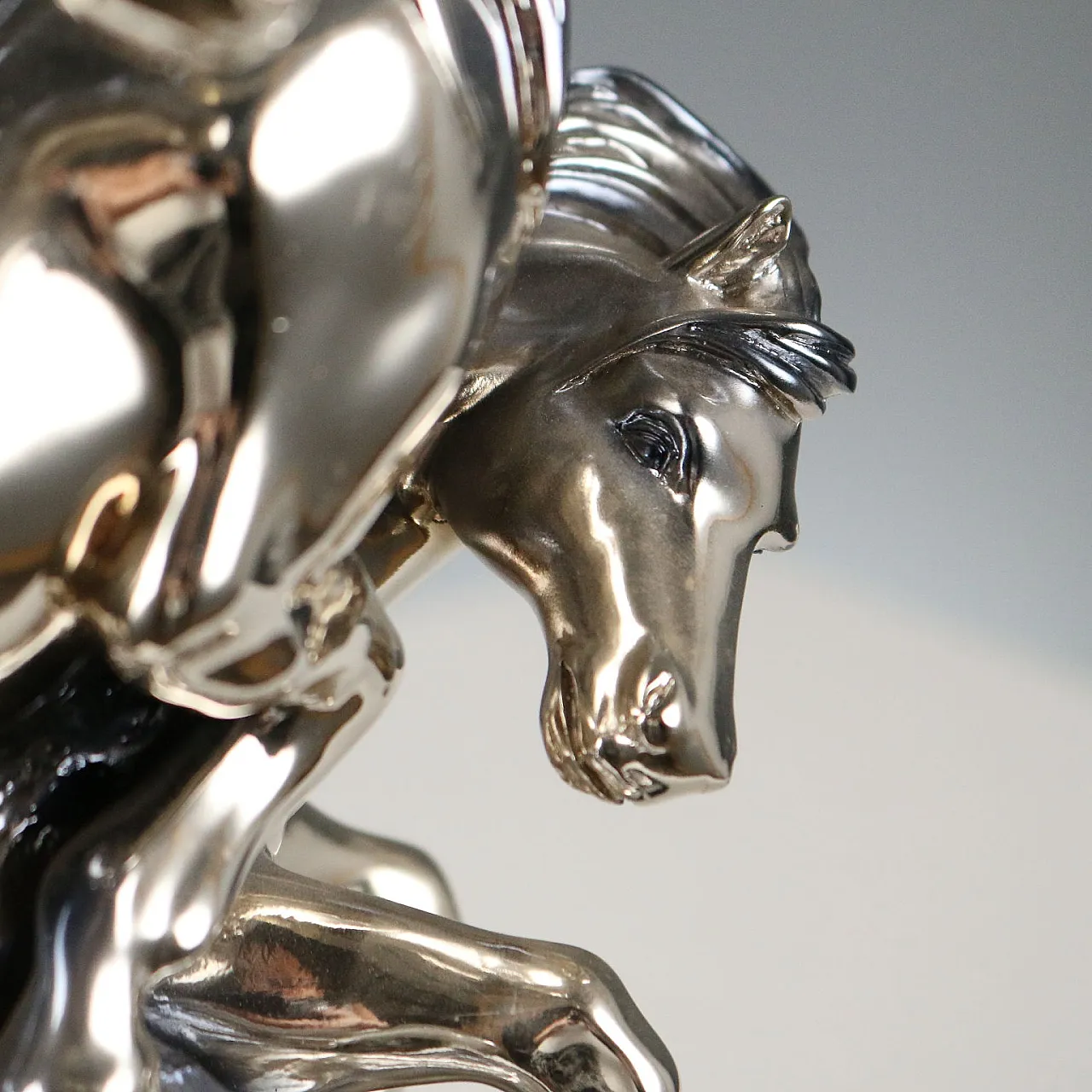 Composizione di Cavalli Lamina Argento Manifattura Ottaviani, '900 4