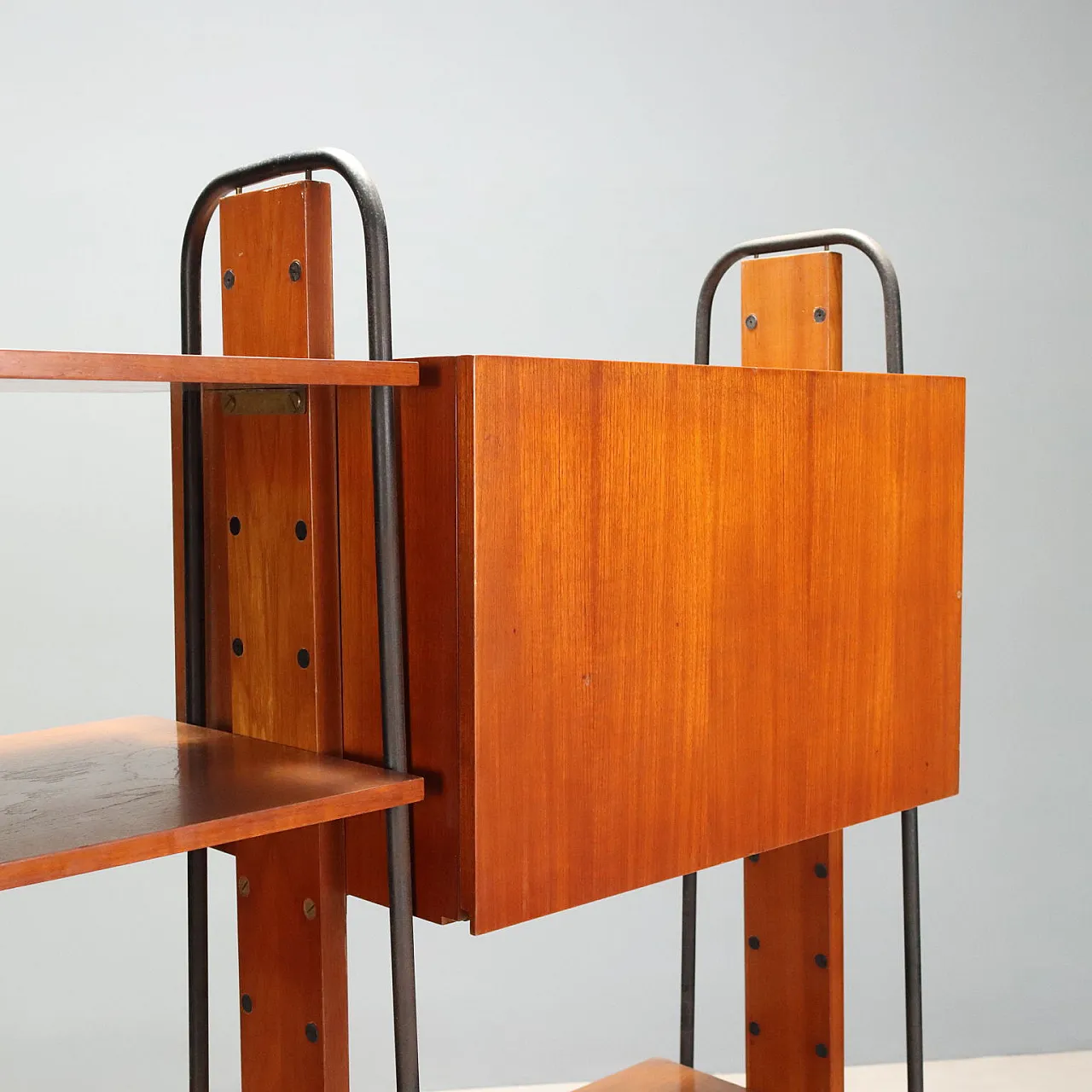 Libreria in teak impiallacciato, anni '60 4