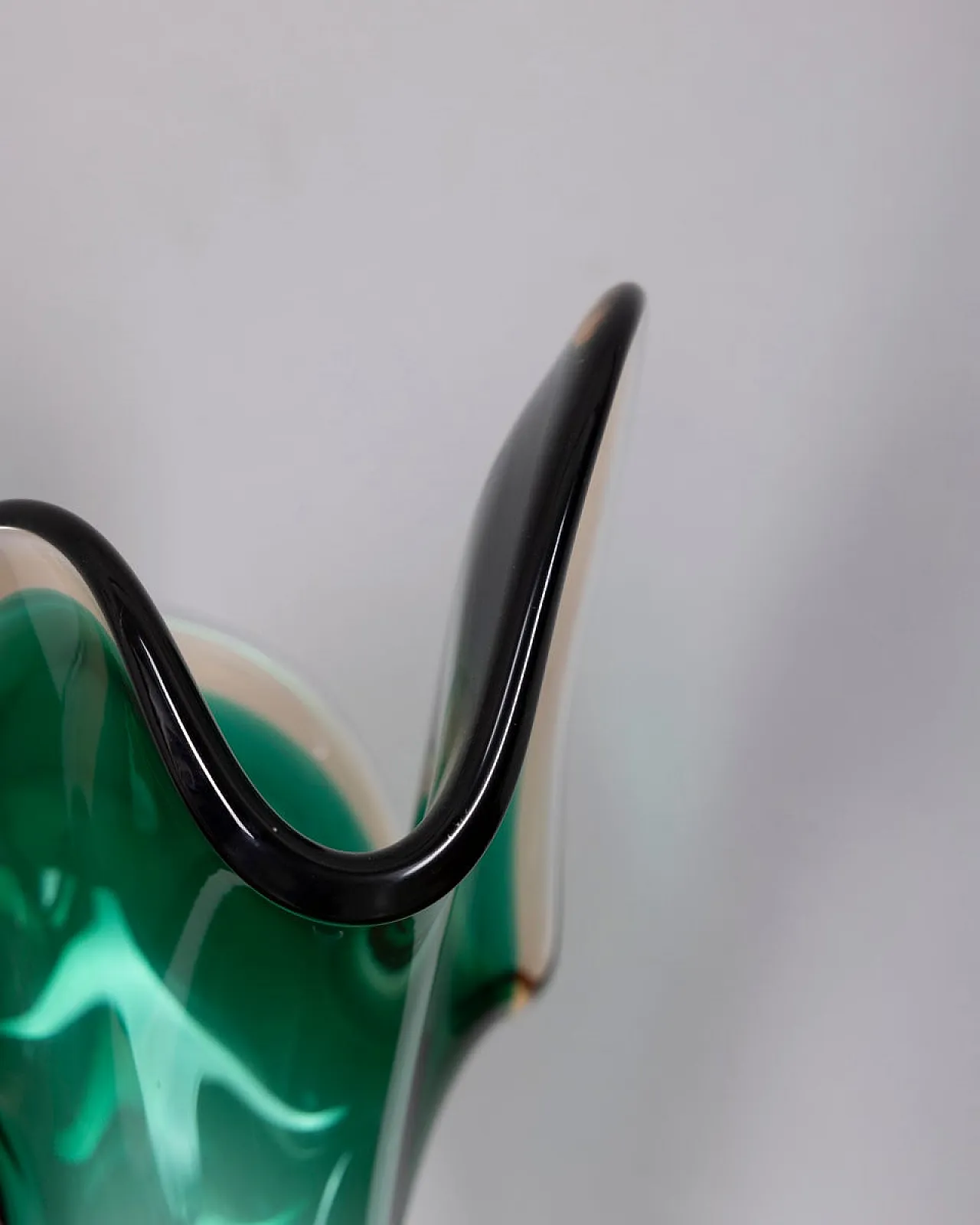 Sommerso vase in Murano glass by V.A.C. Cimarosti & Pinzan, 1960s 3