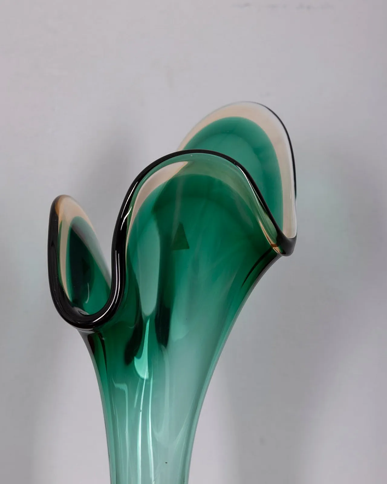 Sommerso vase in Murano glass by V.A.C. Cimarosti & Pinzan, 1960s 4