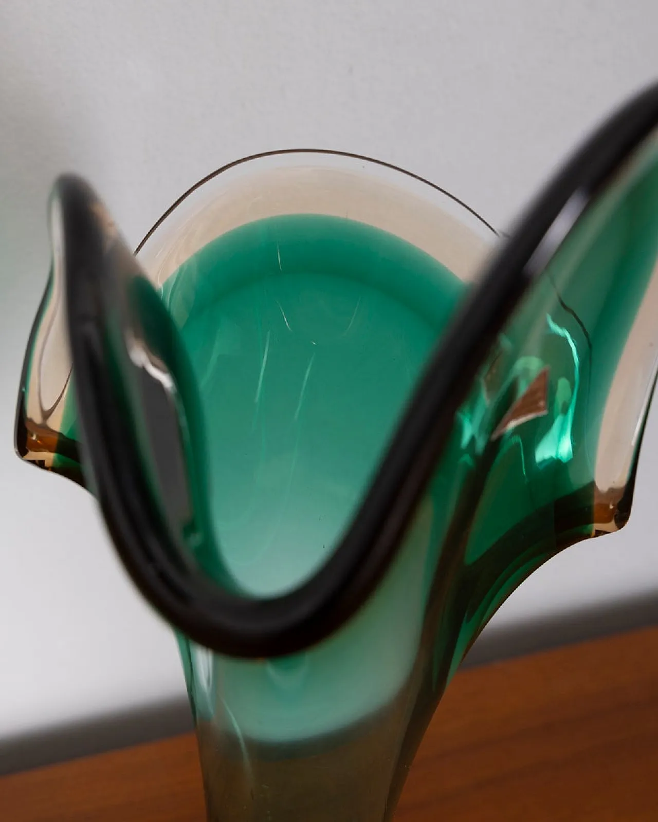 Sommerso vase in Murano glass by V.A.C. Cimarosti & Pinzan, 1960s 5