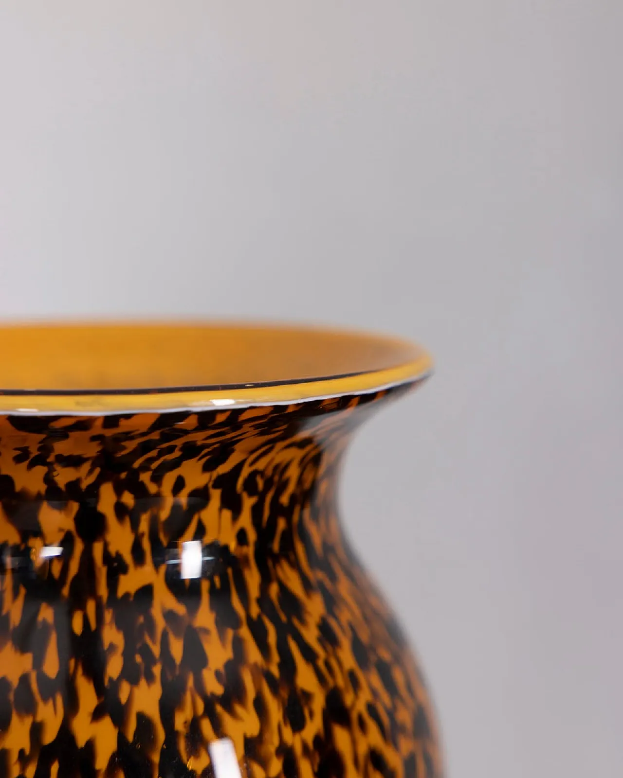 Murano blown glass vase, 1980s 6