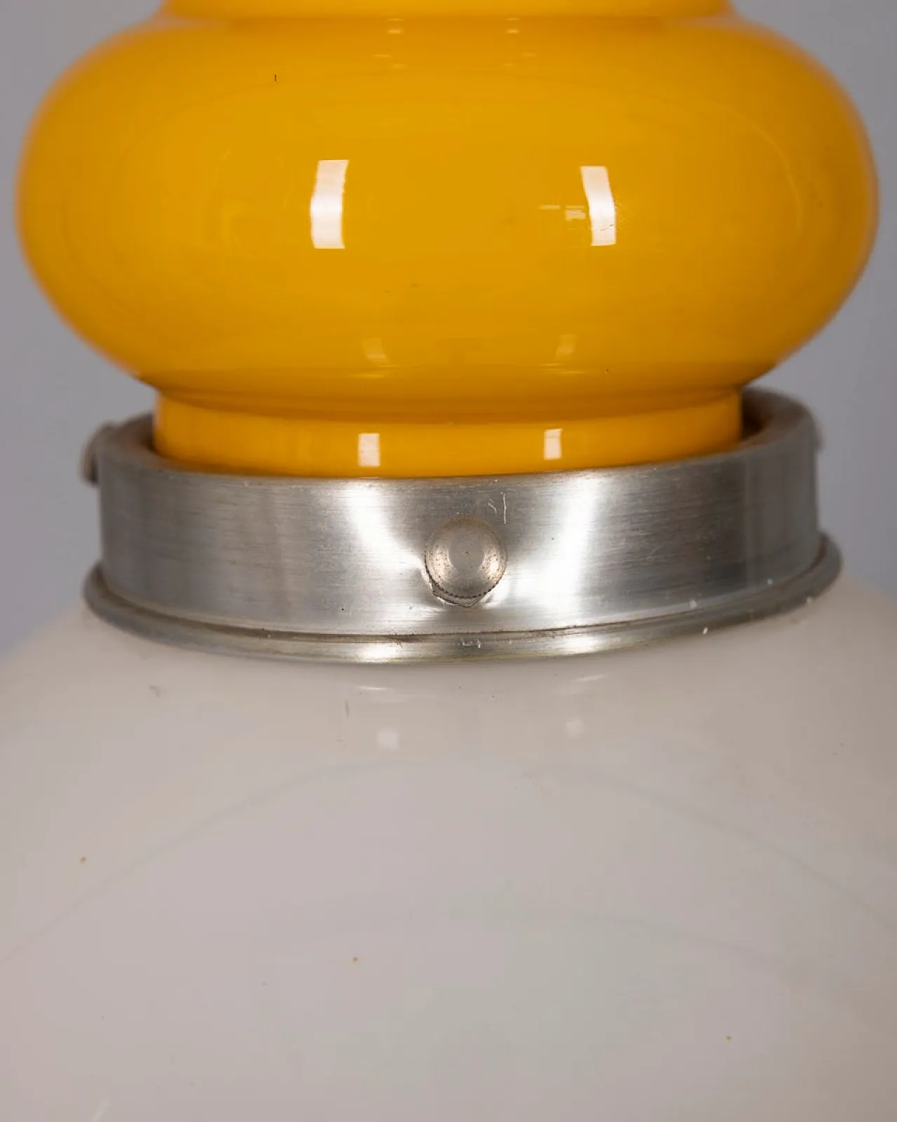 Space Age yellow glass chandelier, 1970s 6