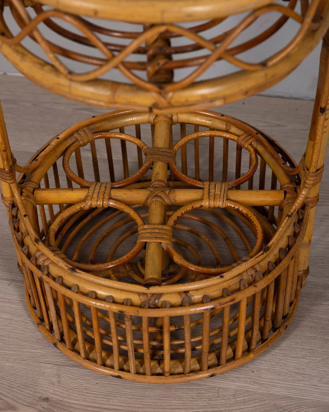 Bamboo bar basket, 1960s 5