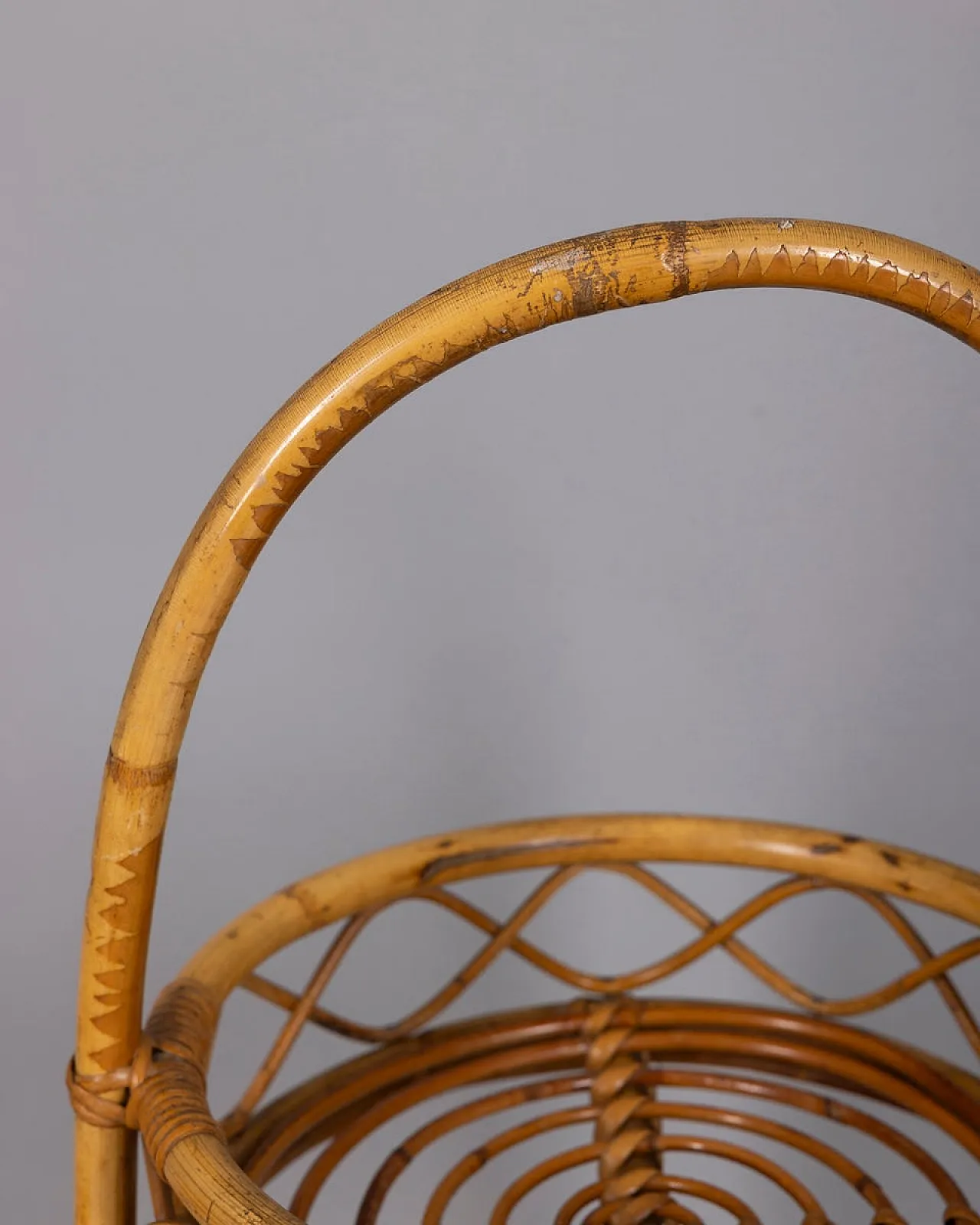 Bamboo bar basket, 1960s 6