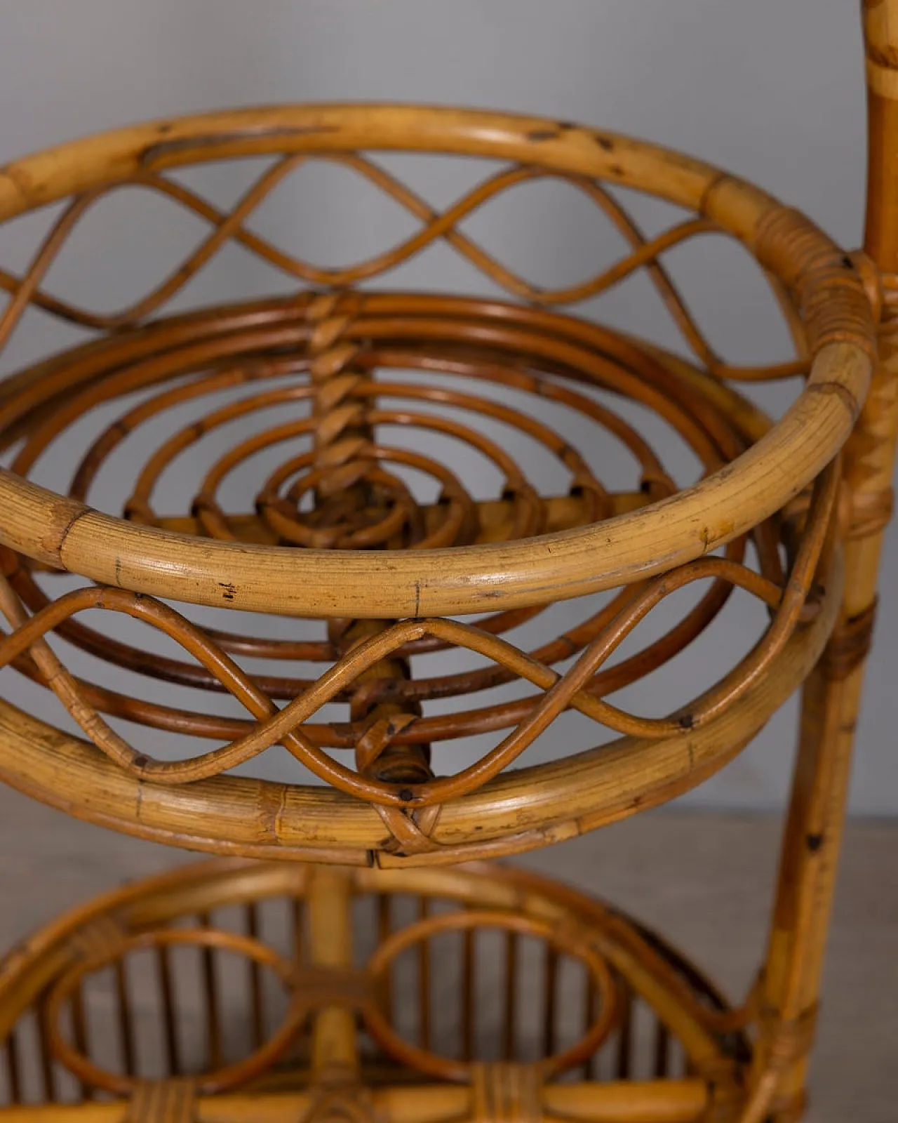 Bamboo bar basket, 1960s 7
