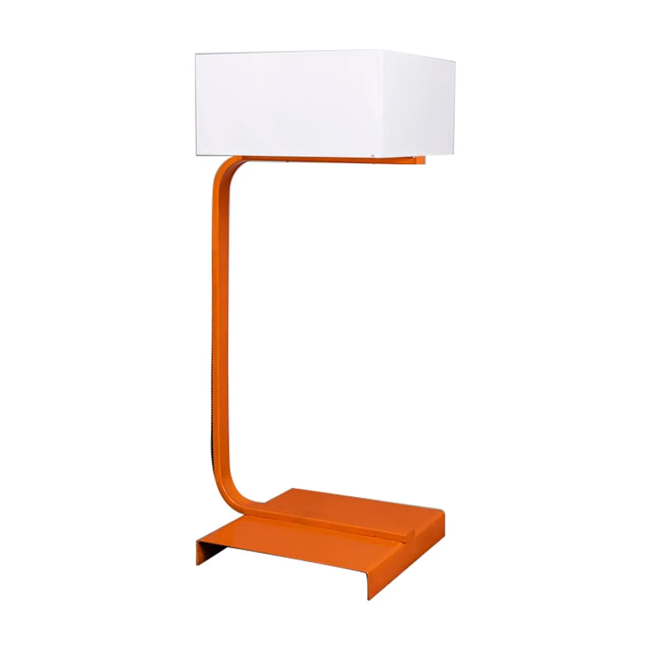 Space Age metal and acrylic glass floor lamp, 1970s 1