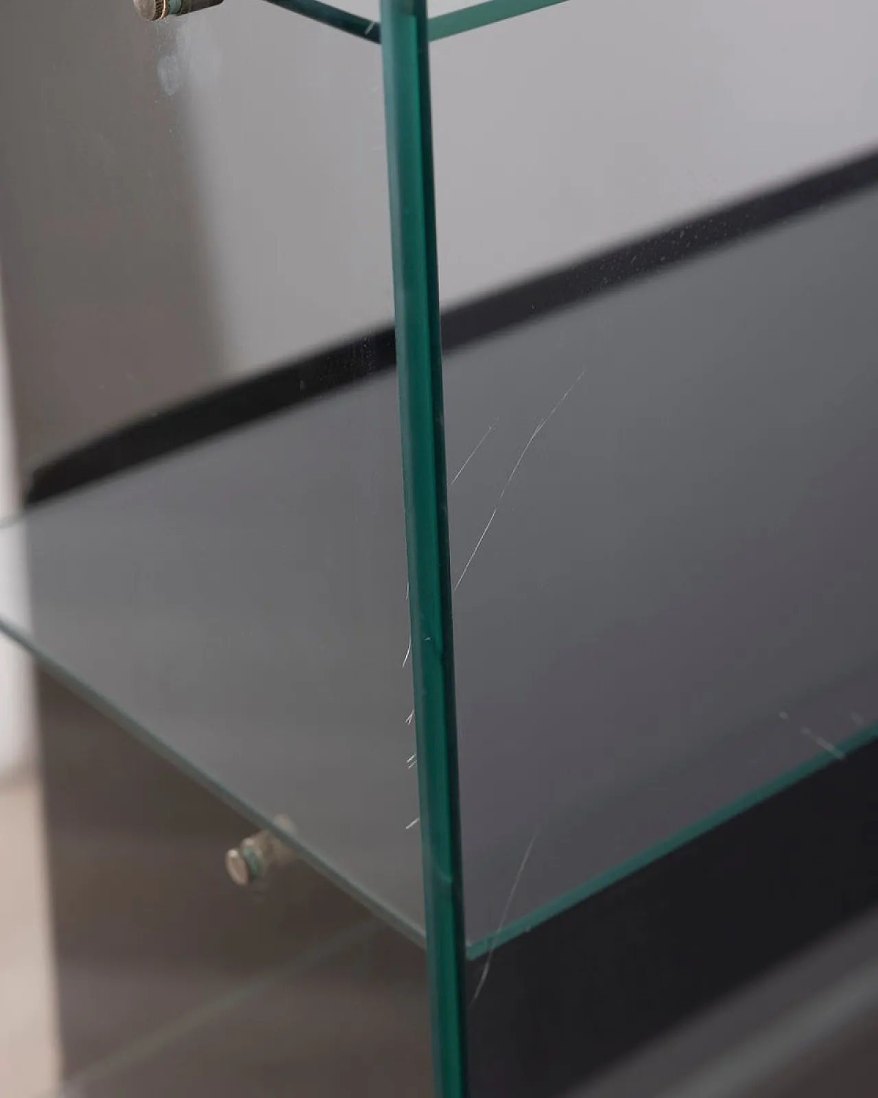 Display shelf with wheels by Goppion Milan, 1970s 6