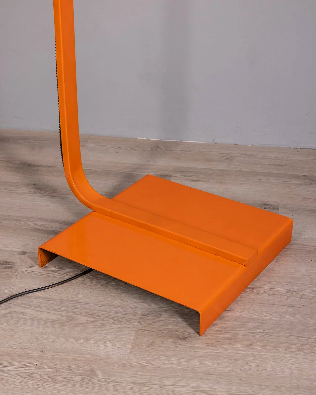 Space Age metal and acrylic glass floor lamp, 1970s 7