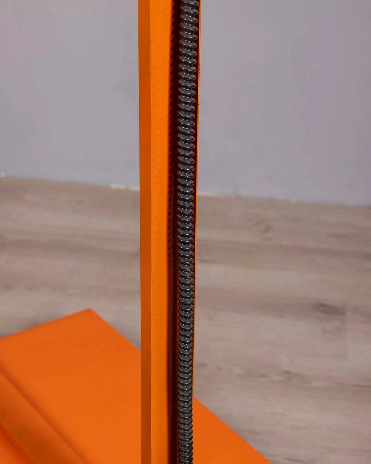 Space Age metal and acrylic glass floor lamp, 1970s 8