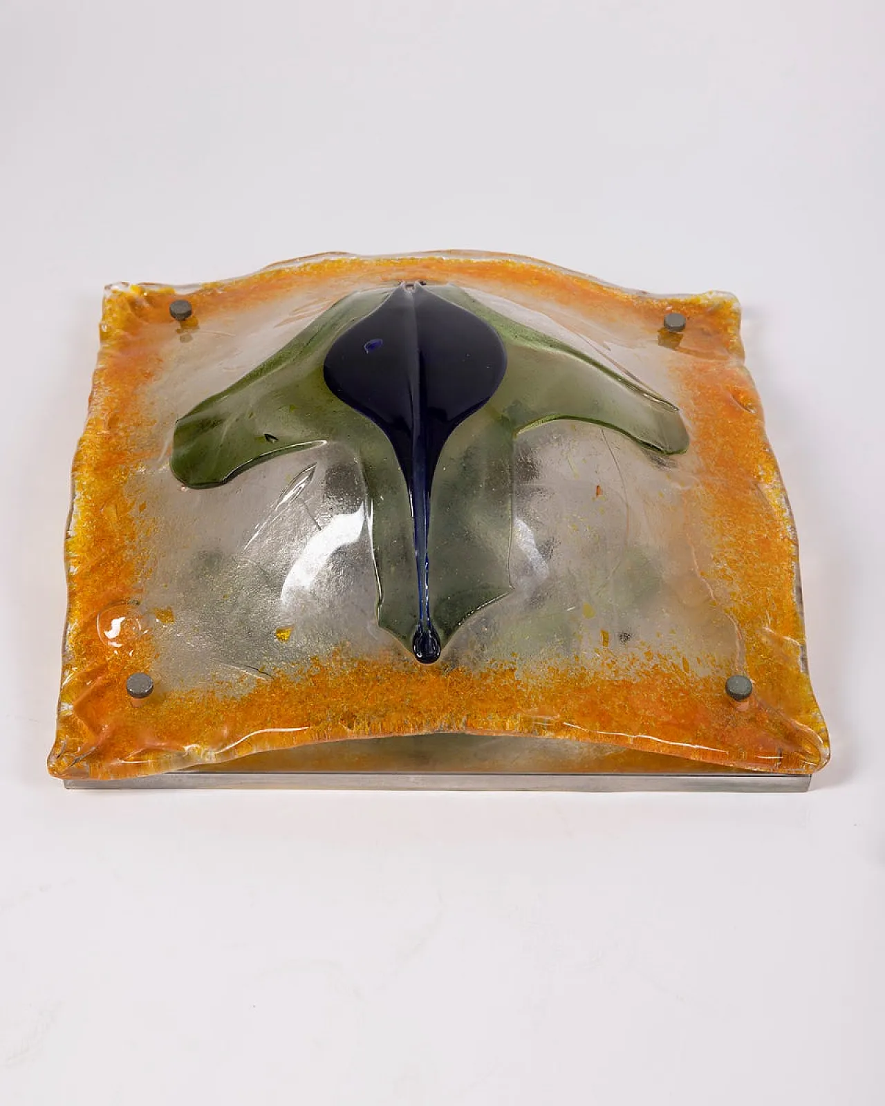 Pair of Murano glass wall lamps by Toni Zuccheri for Mazzega, 1960s 6