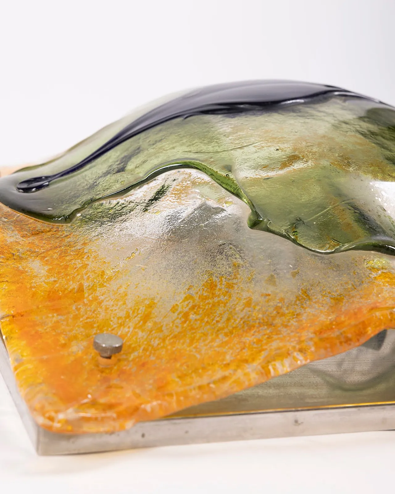 Pair of Murano glass wall lamps by Toni Zuccheri for Mazzega, 1960s 15