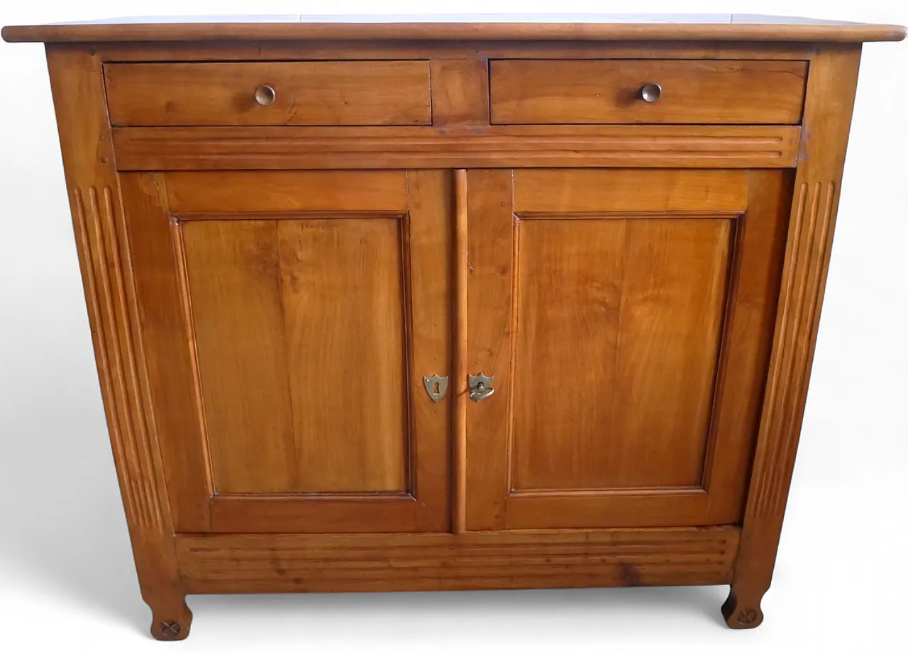 Credenza in ciliegio massello, meta '800 16