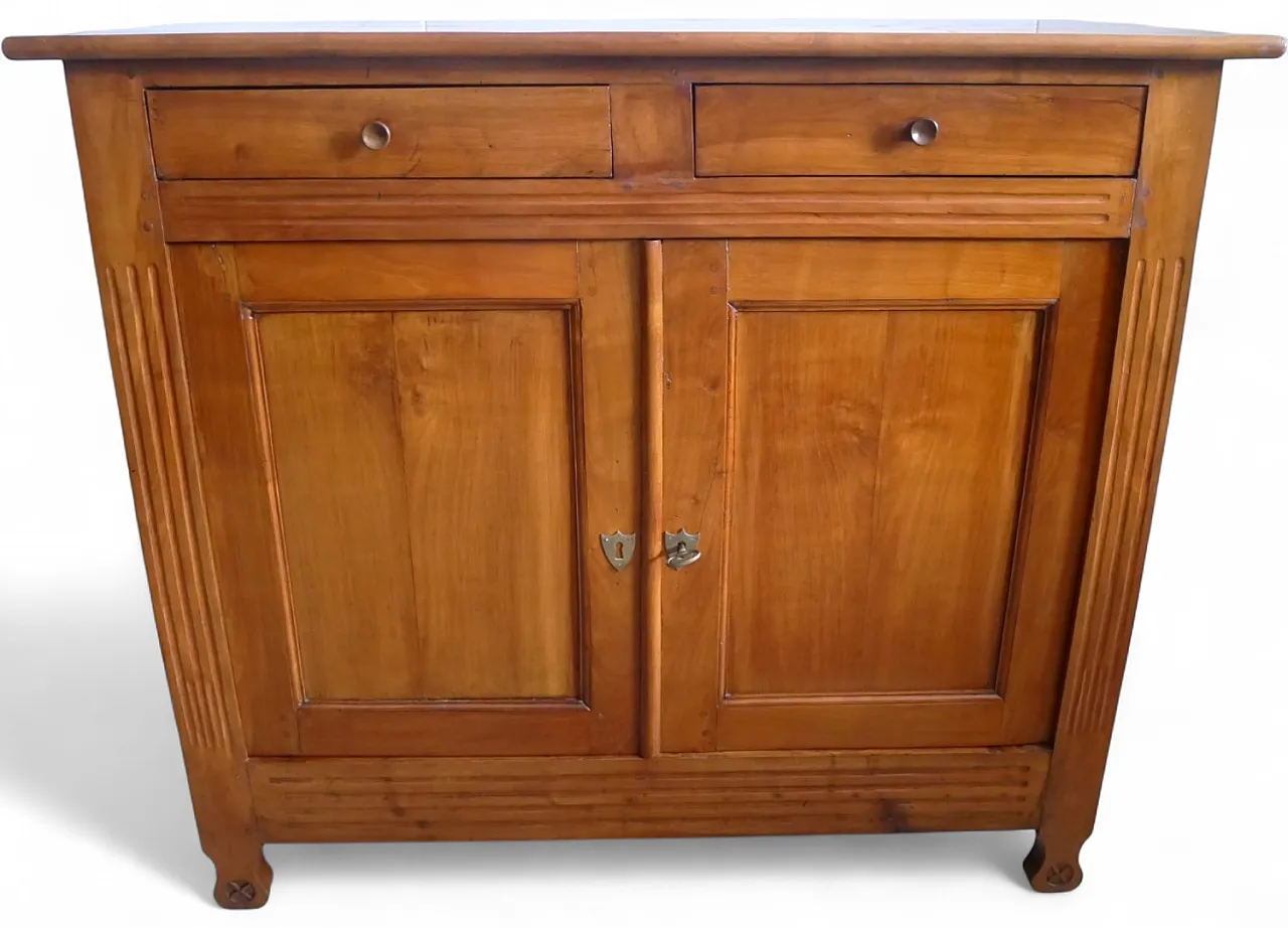 Credenza in ciliegio massello, meta '800 17