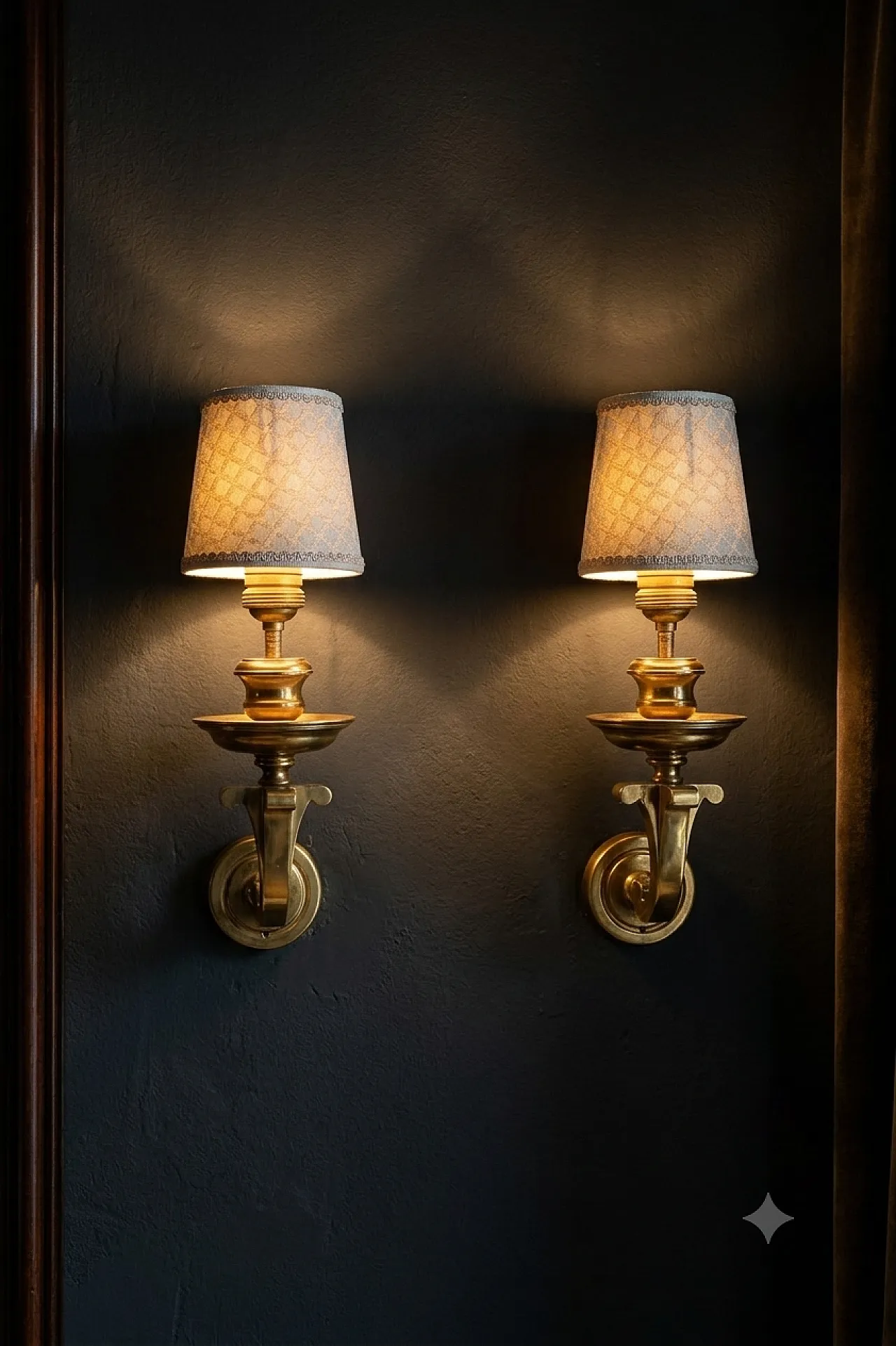 Pair of sconces, 1940s 1