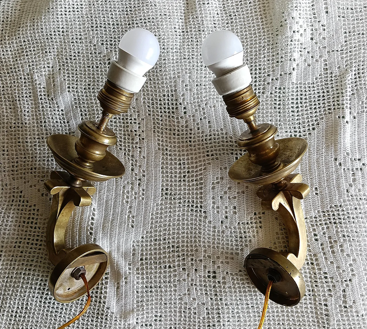 Pair of sconces, 1940s 14