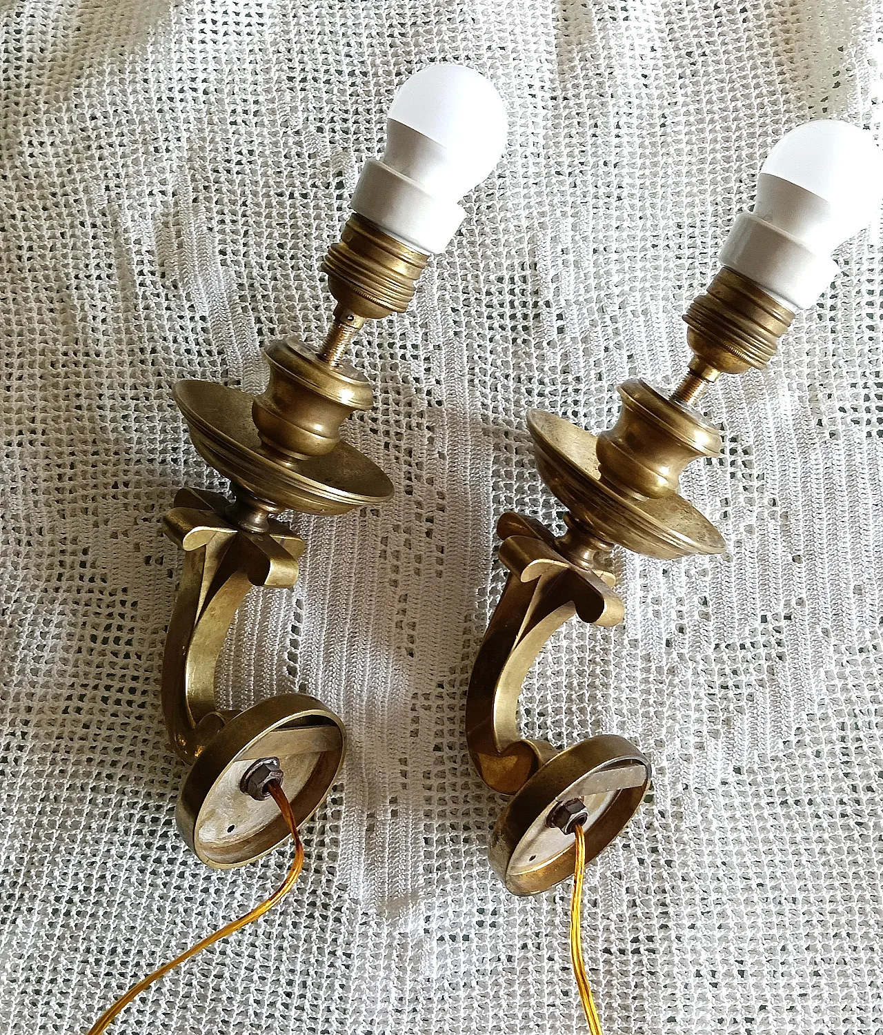 Pair of sconces, 1940s 15