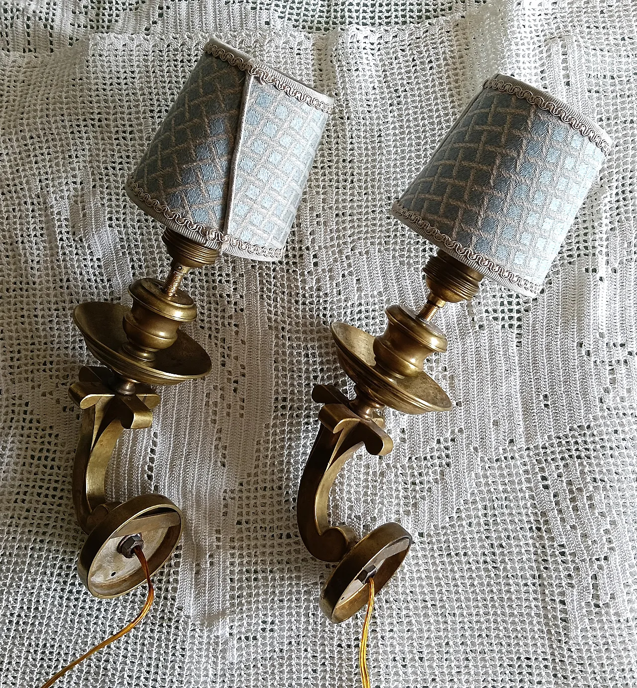 Pair of sconces, 1940s 16
