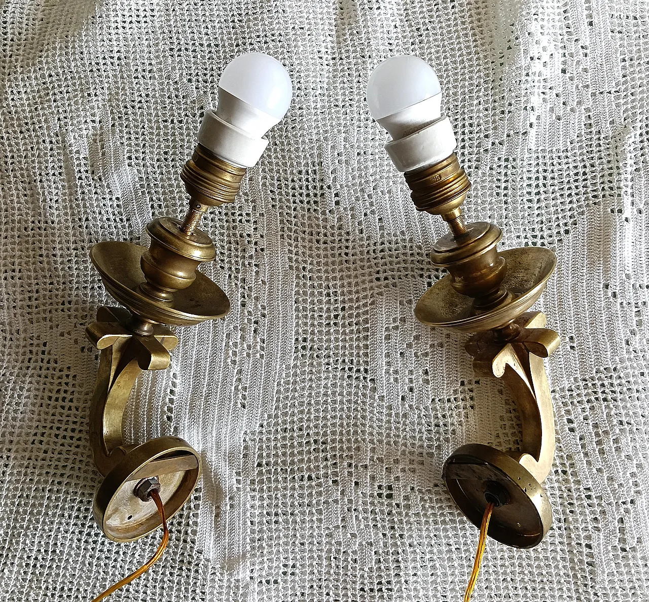 Pair of sconces, 1940s 25