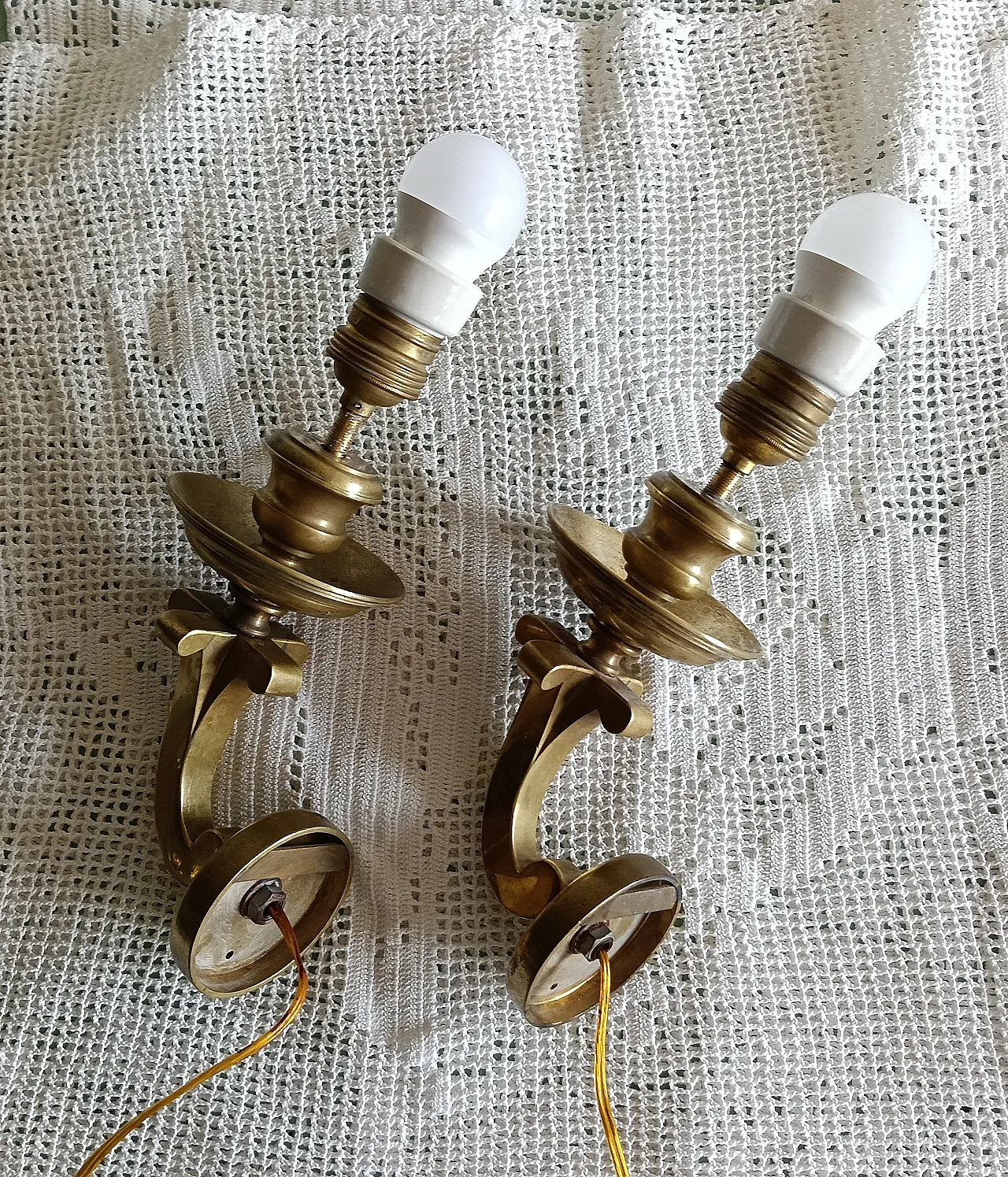 Pair of sconces, 1940s 26