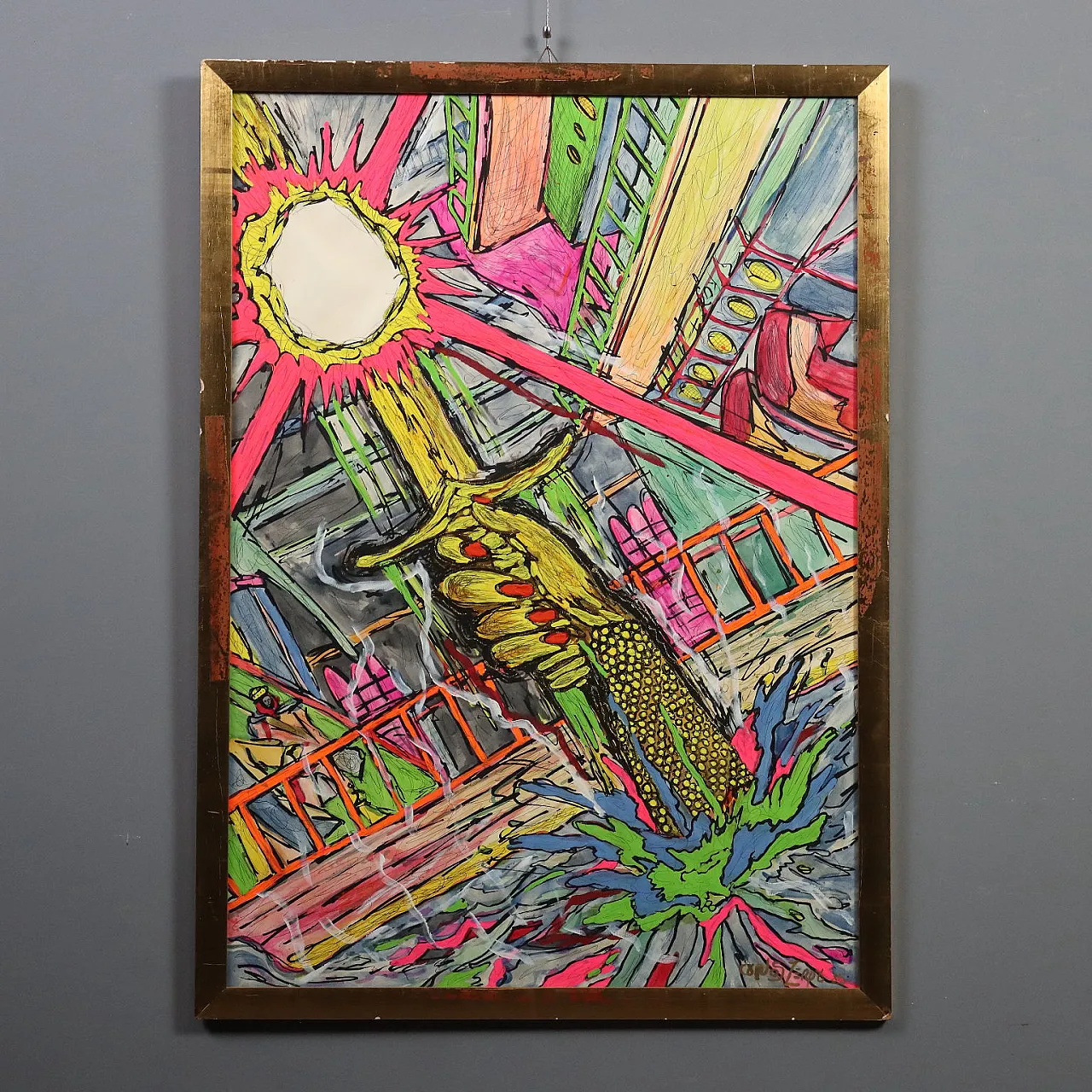 Painting by Carlos Zerpa, 1980s 1