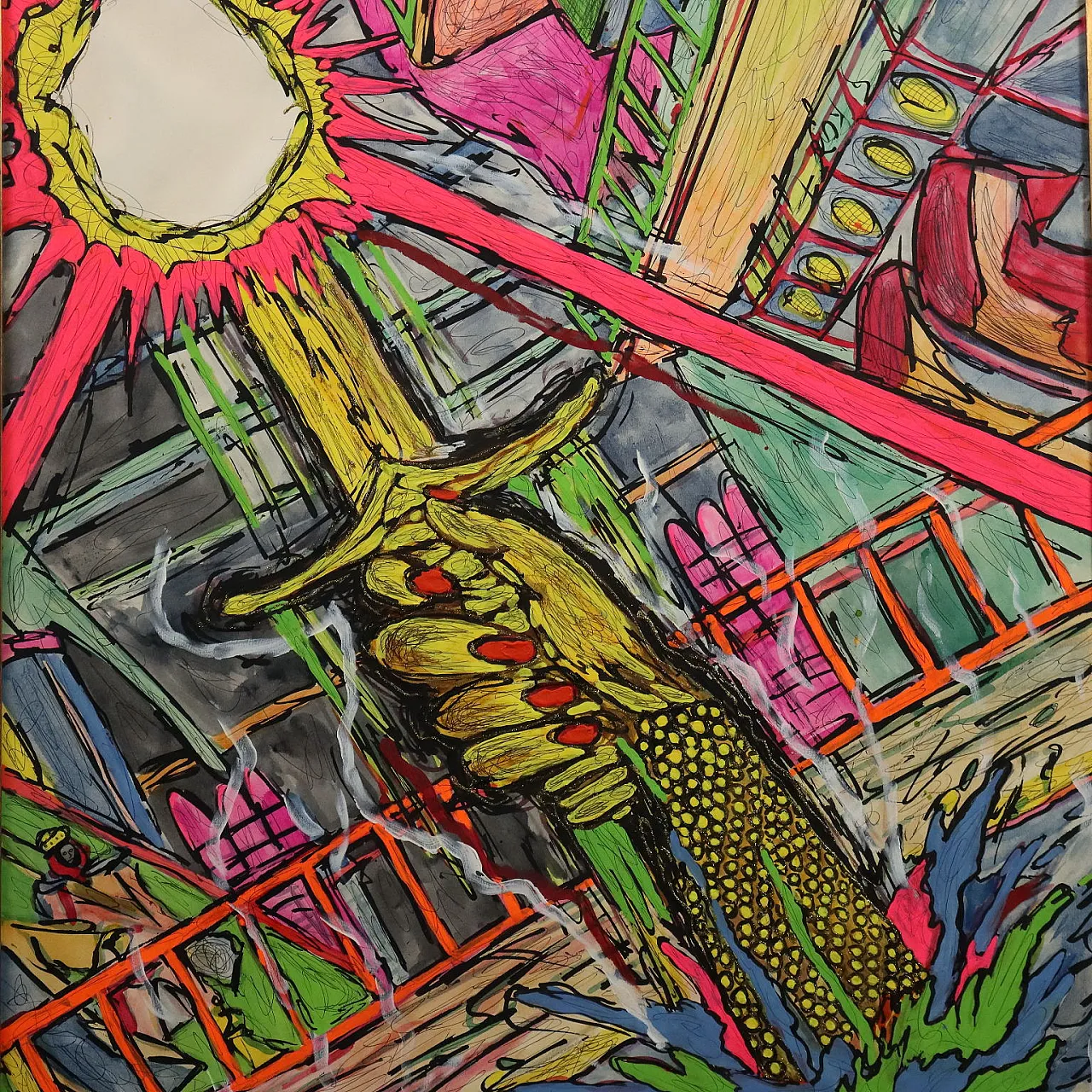 Painting by Carlos Zerpa, 1980s 3