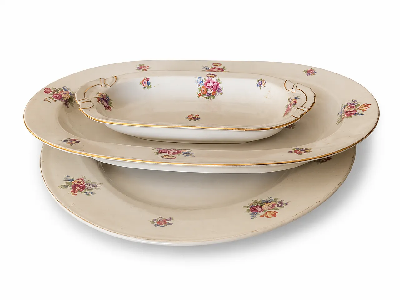 Set of 3 Seltmann Bavaria plates from the 1950s/60s 3