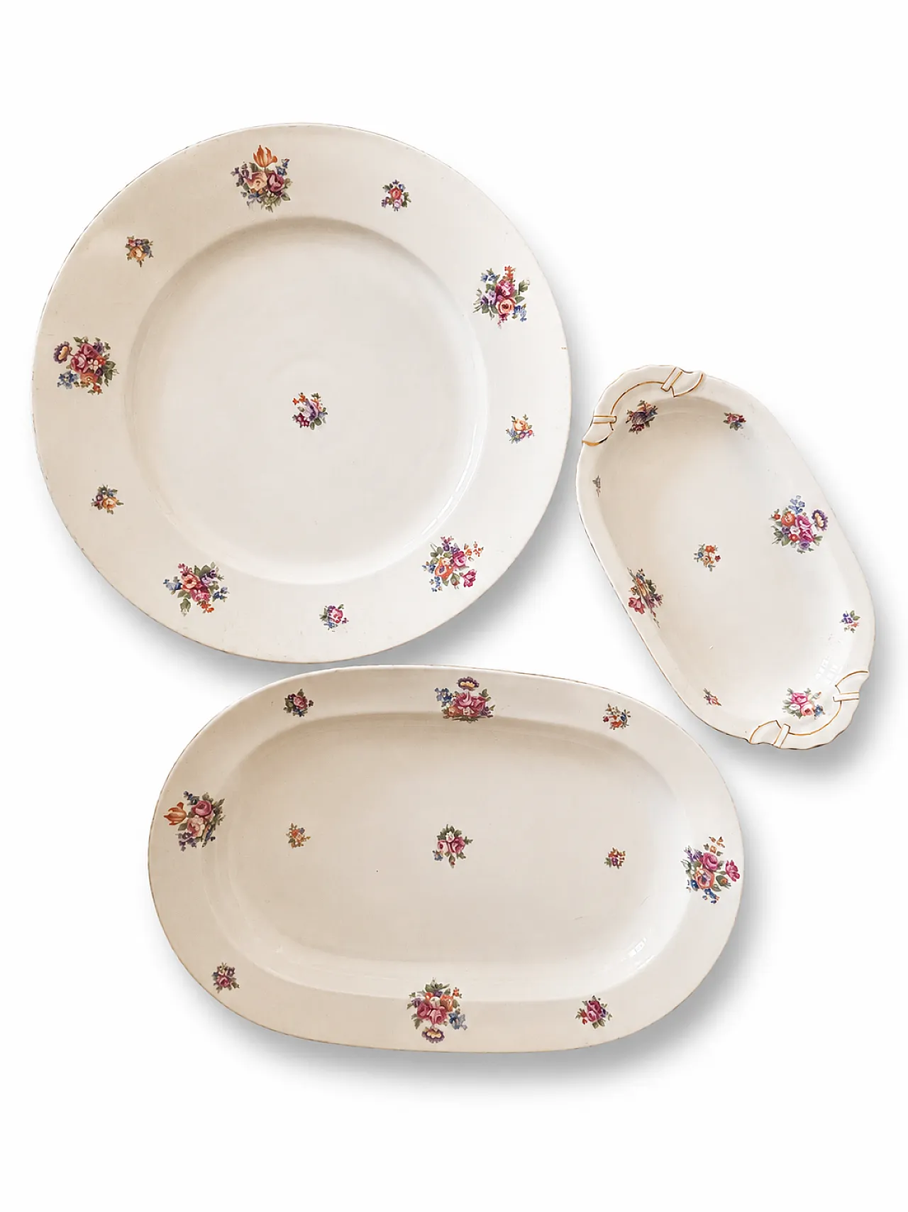 Set of 3 Seltmann Bavaria plates from the 1950s/60s 4
