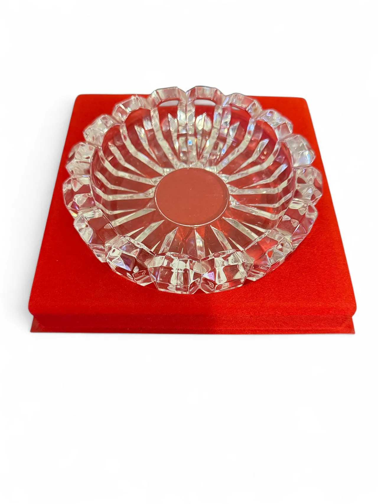 French Courcelles ashtray Cristal d'Arques, 80s 2